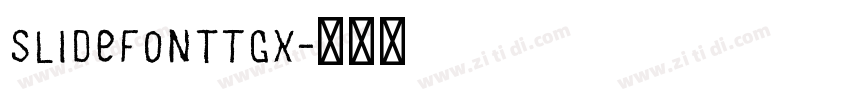 SlideFontTGX字体转换