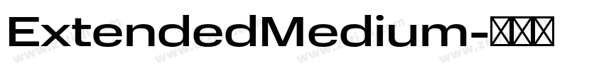 ExtendedMedium字体转换 ExtendedMedium字体转换