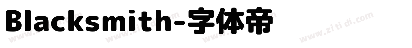 Blacksmith字体转换
