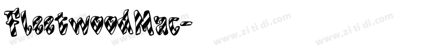 FleetwoodMac字体转换