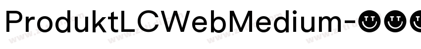 ProduktLCWebMedium字体转换