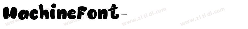 MachineFont字体转换
