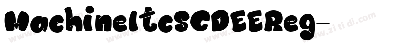 MachineItcSCDEEReg字体转换
