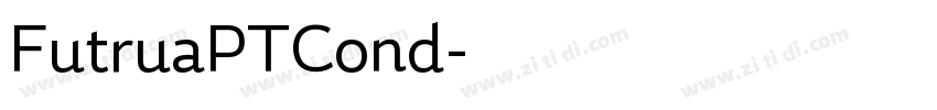 FutruaPTCond字体转换