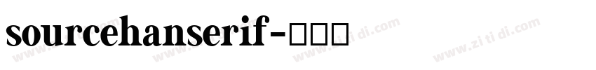 sourcehanserif字体转换