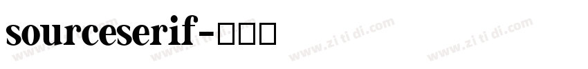 sourceserif字体转换