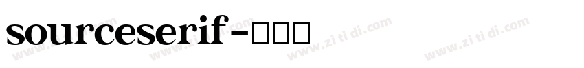 sourceserif字体转换