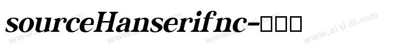 sourceHanserifnc字体转换 sourceHanserifnc字体转换