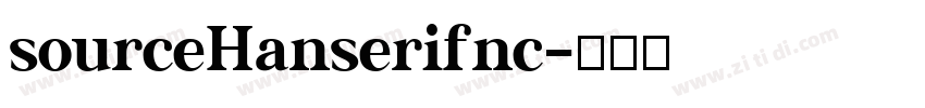 sourceHanserifnc字体转换 sourceHanserifnc字体转换