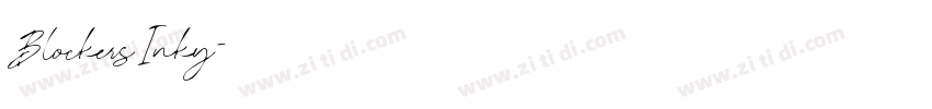 BlockersInky字体转换