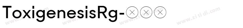 ToxigenesisRg字体转换