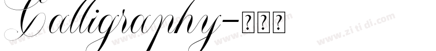 Calligraphy字体转换 Calligraphy字体转换