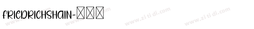 Friedrichshain字体转换