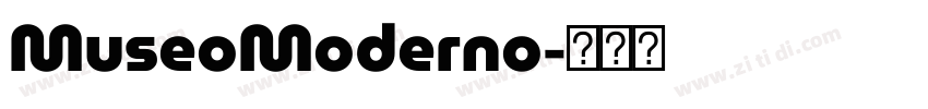 MuseoModerno字体转换