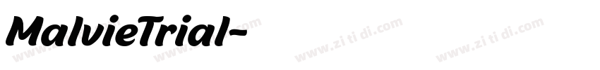 MalvieTrial字体转换