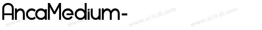 AncaMedium字体转换