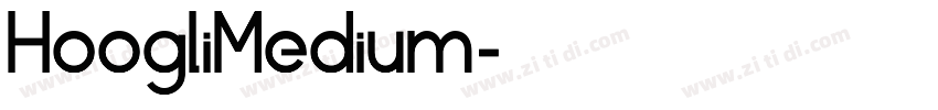 HoogliMedium字体转换