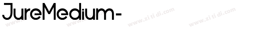 JureMedium字体转换