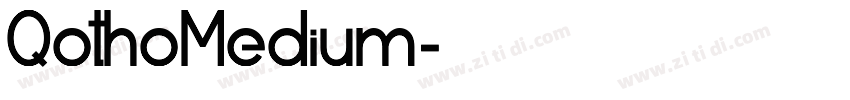 QothoMedium字体转换