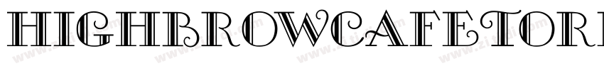 HighbrowCafetoriumJN字体转换