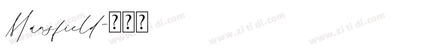 Mansfield字体转换