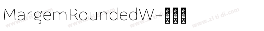 MargemRoundedW字体转换