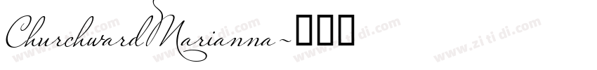 ChurchwardMarianna字体转换