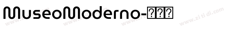 MuseoModerno字体转换