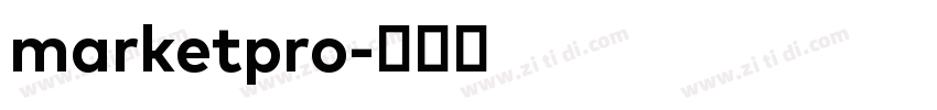 marketpro字体转换