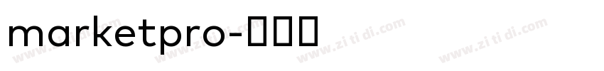 marketpro字体转换