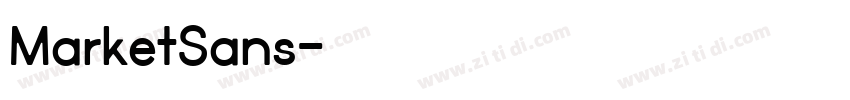 MarketSans字体转换