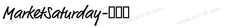 MarketSaturday字体转换