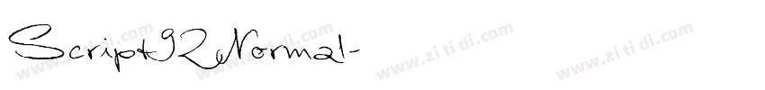 Script92Normal字体转换