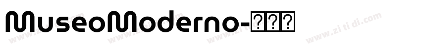 MuseoModerno字体转换