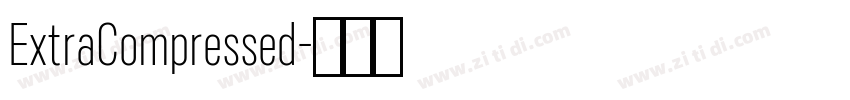 ExtraCompressed字体转换