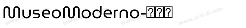 MuseoModerno字体转换