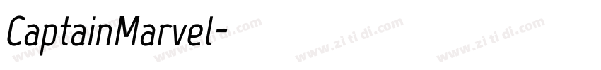 CaptainMarvel字体转换