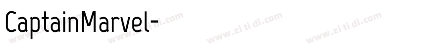 CaptainMarvel字体转换