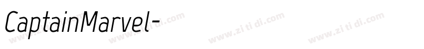 CaptainMarvel字体转换