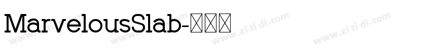 MarvelousSlab字体转换