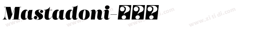 Mastadoni字体转换