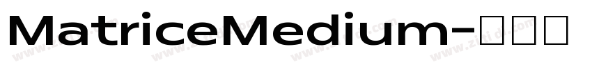 MatriceMedium字体转换 MatriceMedium字体转换