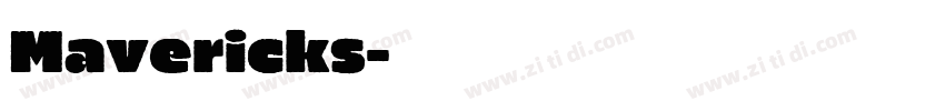Mavericks字体转换