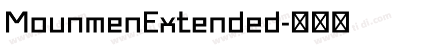 MounmenExtended字体转换