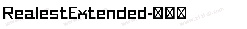 RealestExtended字体转换