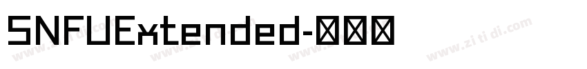 SNFUExtended字体转换