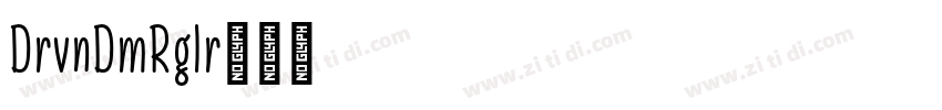 DerovanaDemoRegular字体转换 DerovanaDemoRegular字体转换