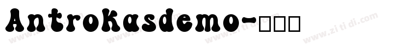 Antrokasdemo字体转换