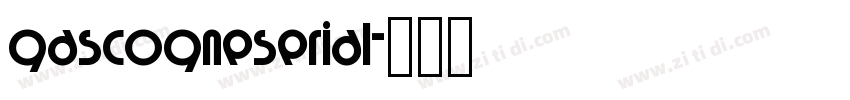 gascogneserial字体转换