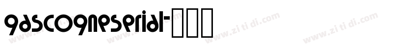 gascogneserial字体转换